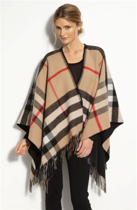 burberry poncho fake|how to wear burberry poncho.